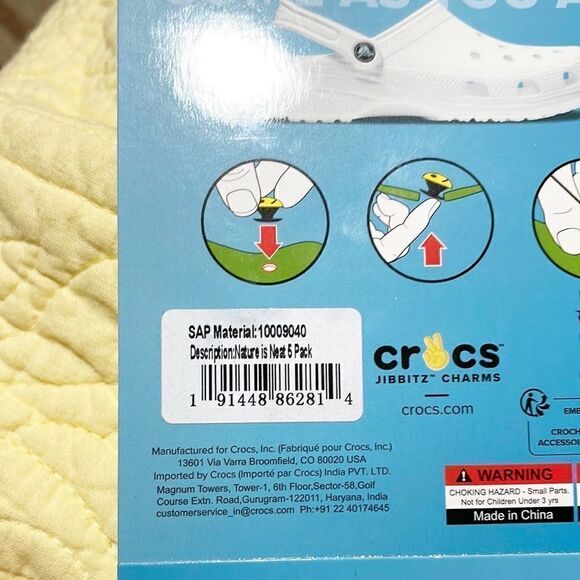 Crocs Jibbitz Nature | Pack of 5 - New In Package! - Picture 2 of 2